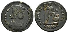 Roman Imperial Coins THEODOSIUS I (379-395). Ae. Cyzicus. Weight : 5.4 gr Diameter : 23 mm