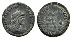 Roman Imperial Coins THEODOSIUS I (379-395).Cyzicus.Follis. Condition : Good very fine. Weight : 1.79 gr Diameter : 13 mm