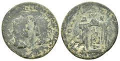 Roman Provincial Coins SYRIA. Seleucis and Pieria. Antioch. Trebonianus Gallus, with Volusian (251-253).Ae. Obv : AVTOK K Γ OVIB TRЄB GAΛΛOC KAI OVOΛOVCCIANOC CЄB. Laureate, draped, and cuirassed bust