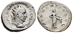 Roman Imperial Coins TRAJANUS DECIUS (249-251).Rome.Antoninianus. Obv : IMP C M Q TRAIANVS DECIVS AVG. Radiate and cuirassed bust right. Rev : ABVNDANTIA AVG. Abundantia standing right, emptying cornu