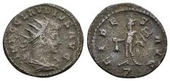 Roman Imperial Coins CLAUDIUS II GOTHICUS (268-270).Antioch.Antoninianus. Obv : IMP C CLAVDIVS AVG. Radiate, draped and cuirassed bust right. Rev : FIDES AVG / Z. Mercury standing left, holding purse 