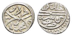 Islamic Coins OTTOMAN.Murad II. 1st Reign.(1421-1444).Bursa Mint.834 AH.Akce. Obv : Arabic legend. Rev : Arabic legend. Damali 6-BU-G3. Weight : 1.2 gr Diameter : 11 mm