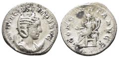 Roman Imperial Coins OTACILIA SEVERA .(244-249).Rome.Antoninianus. Obv : M OTACIL SEVERA AVG. Bust of Otacilia Severa, diademed, draped, on crescent, right. Rev : CONCORDIA AVGG: Concordia, draped, se