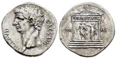 ROMAN PROVINCIALl COINS IONIA. Ephesus. Claudius.(41-54).Cistophorus. Obv : TI CLAVD CAES AVG ( Ti(berius) Claud(ius) Caes(ar) Aug(ustus) // Tiberius Claudius Caesar Augustus). Bare head left. Rev : R