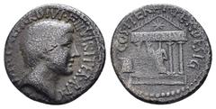 ROMAN REPUBLICAN COINS OCTAVIAN.(36 BC). Mint in central or southern Italy.Denarius. Obv : IMP CAESAR DIVI F III VIR ITER R P C. Bare head right. Rev : COS ITER ET TER DESIG. Tetrastyle temple, with s