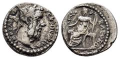 ROMAN IMPERIAL COINS PESCENNIUS NIGER.(193-194).Antioch.Denarius. Obv : IMP CAES C PESCEN[...]. Laureate head right. Rev : IOVI PRAE ORBIS. Jupiter seated left on throne, holding sceptre and victory. 