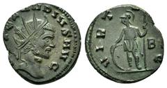 ROMAN IMPERIAL COINS CLAUDIUS II GOTHICUS.(268-270).Rome.Antoninianus. Obv : IMP C CLAVDIVS AVG. Radiate and cuirassed bust right. Rev : VIRTVS AVG. Virtus standing left, holding branch, spear and shi
