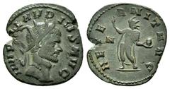 ROMAN IMPERIAL COINS CLAUDIUS II GOTHICUS.(268-270).Rome.Antoninianus. Obv : IMP CLAVDIVS AVG. Radiate, draped and cuirassed bust right. Rev : AETERNITAS AVG. Sol, radiate, standing left, raising righ