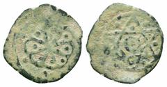 Islamic Coins OTTOMAN.Anonymous.No Mint.No Date.AE Mangir Obverse : Ornament Reverse : Ornament Reference : Not in standards reference Weight : 0.7 gr Diameter : 14 mm