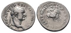 Roman Coins VESPASIAN.69- 79 AD.Rome mint.AR Denarius.IMP CAESAR VESPASIANVS AVG Laureate head right / TITVS ET DOMITIAN CAES PRIN IV Titus and Domitian on horseback Right. RIC 5. Condition: Weight: 3