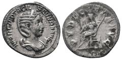 Roman Coins OTACILIA SEVERA (Augusta, 244-249). Antoninianus. Rome.MARCIA OTACIL SEVERA AVG, Bust of Otacilia Severa, diademed, draped, right / PVDICITIA AVG: Pudicitia, draped, veiled, seated left, r