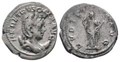 Roman Coins HERENNIA ETRUSCILLA (Augusta, 249-251). Antoninianus. Rome.HER ETRVSCILLA AVG, Bust of Herennia Etruscilla, diademed, draped, on crescent, right / PVDICITIA AVG: Pudicitia, draped, veiled,