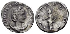 Roman Coins SALONINA.(254-268).Rome.Antoninianus. Obv : SALONINA AVG. Diademed and draped bust right, set on crescent. Rev : IVNO REGINA. Juno standing left, holding patera and sceptre. RIC 29. Condit