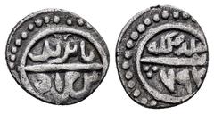 Islamic Coins OTTOMAN.Bayazid I.(1389-1402).Akce Obv : Arabic legend. Rev : Arabic legend. Pere 13. Artuk 1385. Sreckovic S. 43-48. Damali 4-G1. Condition : Nicely toned.Good very fine. Weight : 1.2 g