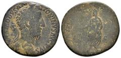 Roman Imperial Coins COMMODUS.(177-192).Rome.Sestertius. Ob v: M COMMODVS ANTON AVG PIVS BRIT. Laureate head right. Rev : VOTA SVSCEP DECEN P M TR P X IMP VII COS IIII P P S C. Commodus, veiled, togat
