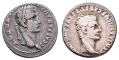 Fritz Taeger Collection Antike Römer Münzen Römische Kaiserzeit Gaius Caligula und Germanicus, 37-38, Denar (3,62g), Rom. Av: Kopf Caligulars nach rechts, darum "C CAESAR AVG GERM P M TR POT". Rev: Ko