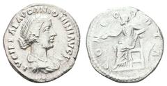 Antiquity Antike Römer Münzen Römische Kaiserzeit Lucilla, 164-166, Denar (3,06g), Rom. Av: Büste nach rechts, darum Umschrift. Rev: Sitzende Concordia mit Patera nach links, darum "CONCORDIA". RIC 75