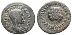 Antiquity Antike Römer Münzen der Römischen Provinzen Makedonien, Thessalonica, Æ (9,85g), Gordian III., 238-244. Av: Büste nach rechts, darum Umschrift. Rev: Preiskrone, darum Umschrift. Varbanov 453