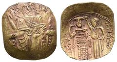 Antiquity Antike Byzanz Johannes III., 1222-1254, Hyperpyron (2,66g), Magnesia. Av: Thronender Christus von vorn. Rev: Von Jungfrau Maria bekrönter, stehender Johannes von vorn. Sear 2029, vz.