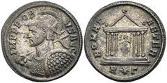 Ancient Coins Münzen Römische Kaiserzeit Probus, 276-282, Antoninian (3,53g), Rom. Av: Brustbild mit Schild und geschultertem Speer nach links, darum Umschrift. Rev: Sitzende Roma in Tempel, darum "RO