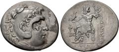 Greek LYCIA, Phaselis. Circa 218/7-186/5 BC. AR Tetradrachm (34mm, 16.78 g, 12h). In the name and types of Alexander III of Macedon. Dated CY 26 (193/2 BC). Head of Herakles right, wearing lion skin; 