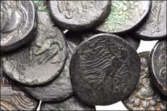 GREEK. Asia Minor. Lot of Twenty-five (25) Æ from the Black Sea Region. Includes: PONTOS, Amisos. Aegis / Nike advancing right (11 coins) // Head of Ares / Sword in sheath (3 coins) // PAPHLAGONIA, Am