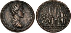 Roman Imperial Commodus. AD 177-192. Æ Medallion (38mm, 44.61 g, 12h). Rome mint. Struck AD 177-178. L AVREL COMMODVS AVG GERM SARM TR P III, laureate, draped, and cuirassed bust right / IMP II COS P 