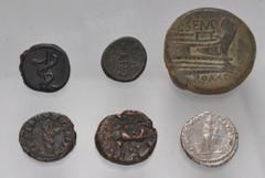 Large Lots MIXED. CELTIC-ROMAN IMPERIAL. Lot of six (6) silver, billon, and bronze issues. Includes: CELTIC: Gaul, Northwest. "Amoricans." BI Stater // GREEK: Mysia, Pergamon. Æ (2) // ROMAN PROVINCIA