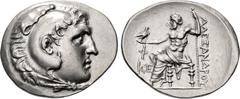 Greek LYCIA, Phaselis. Circa 218/7-186/5 BC. AR Tetradrachm (34mm, 16.92 g, 12h). In the name and types of Alexander III of Macedon. Dated CY 25 (194/3 BC). Head of Herakles right, wearing lion skin /