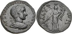 LYCIA, Myra. Gordian III. AD 238-244. Æ (29mm, 17.46 g, 12h). Diademed, draped, and cuirassed bust right, seen from behind / Tyche standing facing, head left, holding rudder and cornucopia. von Aulock