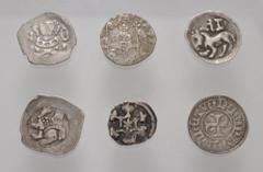 Large Lots WORLD. Germany. Lot of six (6) Medieval silver issues. Includes: Bavaria. Rudolf I and Ludwig IV. 1294-1317. AR Pfennig // Bavaria, Regensburg. Otto II. 1231-1253. AR Pfennig // Otto III. 1