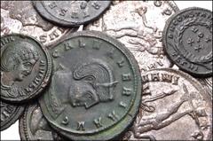 ROMAN. Imperial. Lot of Ten (10) Æ Antoniniani and Folles. Includes: Antoninianus. Numerian, as Caesar // Numerian // Follis. Diocletian // Maximianus (3) // Galeria Valeria // Constantine I // Helena