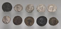 Large Lots ROMAN. Imperial. Lot of fifteen (15) mostly silver issues. Includes: Septimius Severus // Caracalla // Geta, as Caesar // Severus Alexander // Trajan Decius // Volusian // Saloninus, as Cae