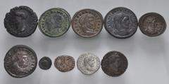 Large Lots ROMAN. Imperial. Lot of twenty-five (25) silver and bronze issues. Includes: Divus Augustus. Æ As // Claudius. Æ As // Germanicus. Æ As // Drusus. Æ As (2) // Trajan. Æ Sestertius // Commod