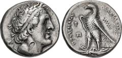 Greek PTOLEMAIC KINGS of EGYPT. Ptolemy I Soter. 305/4-282 BC. AR Tetradrachm (26mm, 13.87 g, 1h). Alexandreia mint. Struck circa 294-285 BC. Diademed head right, aegis around neck, tiny Δ behind ear 