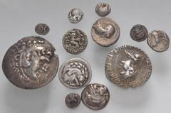 Large Lots MIXED. Greek - Oriental Greek. Lot of twelve (12) silver issues. Includes: Calabria, Tarentum, Obol // Macedon, Alexander III, Tetradrachm // Macedon, Alexander III, Drachm // Kings of Thra