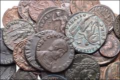 ROMAN. Imperial. Lot of Thirty-four (34) Late Roman Æ. Includes: Constantius II (15) // Decentius // Vetranio // Constantius Gallus // Jovian (2) // Valentinian I (2) // Valens (4) // Valentinian II (