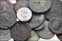 ROMAN. Provincial-Imperial. Lot of Twenty-four (24) Miscellaneous AR and Æ. Includes: ROMAN PROVINCIAL: Tiberius // Domitia // Caracalla // Philip I (2) // ROMAN REPUBLIC: M. Cipius M.f. AR Denarius /