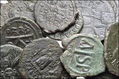 BYZANTINE. Lot of Twenty (20) Æ from Justin I to Manuel I. Includes: Justin I. Æ 16 Nummi (2) // Justin II and Sophia. Æ 1/2 Follis (5) // Tiberius Constantine. Æ Follis / Maurice Tiberius. Æ Follis (