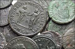 MIXED. Roman Imperial-Byzantine. Lot of Seventeen (17) Miscellaneous Æ. Includes: ROMAN IMPERIAL: Diocletian. Æ Follis (2) // Galeria Valeria. Æ Follis // Maximinus II. Æ Follis // Constantine I. Æ Fo