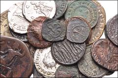 MIXED. Roman Imperial-Early Medieval. Lot of Twenty-five (25) Roman and Crusader AR and Æ. Includes: ROMAN IMPERIAL: Antoninus Pius. Æ Sestertius (2) // Lucilla. Æ Sestertius // Commodus. Æ Sestertius