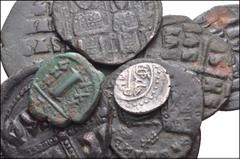 MIXED. Byzantine-Islamic. Lot of Ten (10) Byzantine and Ottoman AR and Æ. Includes: BYZANTINE: Justin I. Æ Decanummium // Leo VI the Wise, with Alexander. Æ Follis // Constantine VII Porphyrogenitus, 