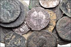 MIXED. Byzantine-World. Lot of Eighteen (18) Byzantine and Venetian Æ and AR. Includes: BYZANTINE: Anastasius. Æ Follis // Anastasius. Æ Decanummium // Justin II & Sophia. Æ Follis // Maurice Tiberius