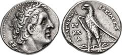 Greek PTOLEMAIC KINGS of EGYPT. Ptolemy I Soter. 305/4-282 BC. AR Tetradrachm (26.5mm, 14.18 g, 12h). Uncertain mint 9 on Cyprus (Salamis or Kition). Struck circa 294-282 BC. Diademed head right, wear