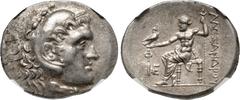 Greek LYCIA, Phaselis. Circa 218/7-186/5 BC. AR Tetradrachm (33mm, 16.88 g, 12h). In the name and types of Alexander III of Macedon. Dated CY 15 (204/3 BC). Head of Herakles right, wearing lion skin /