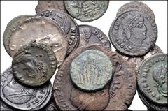 ROMAN. Republic-Imperial. Lot of Twenty-one (21) AR and Æ from the Republic to Arcadius. Includes: ROMAN REPUBLIC: Anonymous. Æ Quadrans // ROMAN IMPERIAL: Severus Alexander. Æ Sestertius // Trajan De