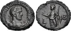 The Beniak Collection of Alexandrian Coinage EGYPT, Alexandria. Aemilian. AD 253. Billon Tetradrachm (24mm, 10.85 g, 11h). Dated RY 2 (AD 253). A K M AIMΛ AIMIΛIANON ЄYC CЄB, laureate and cuirassed bu