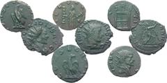 Roman Imperial Collection of 17 mules and hybrids: Gallienus and Claudius II Gothicus. Antoniniani. Includes the following: Gallienus (1 coin) // Claudius II Gothicus (16 coins). Seventeen (17) coins 