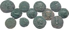 Roman Imperial Collection of 50 irregular, unusual hybrid coins. Antoniniani. Includes the following: Gallienus (3 coins) // Claudius II Gothicus (41 coins) // Quintillus (3 coins) // Divus Claudius I