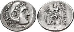 Greek LYCIA, Phaselis. Circa 218/7-186/5 BC. AR Tetradrachm (33mm, 16.87 g, 1h). In the name and types of Alexander III of Macedon. Dated CY 13 (209/8 BC). Head of Herakles right, wearing lion skin / 
